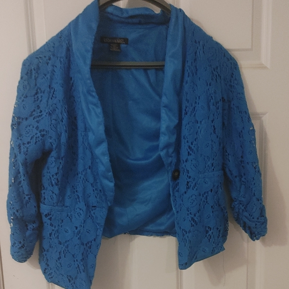 Blue Lace Blazer